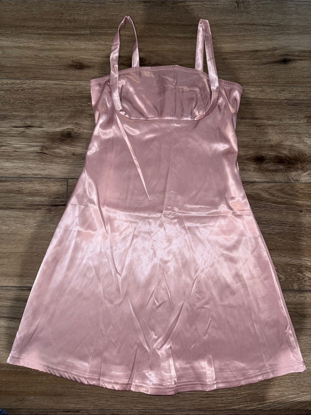 Satin Blush Pink Dress Beautiful color. Homecoming  dance formal